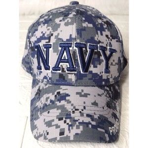 Baseball Cap  "NAVY"  Snapback Hat Camo